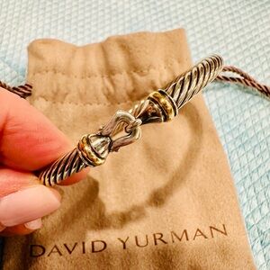 David Yurman Buckle Cable Bracelet- Authentic